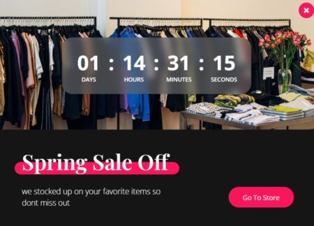 Spring Sale Countdown