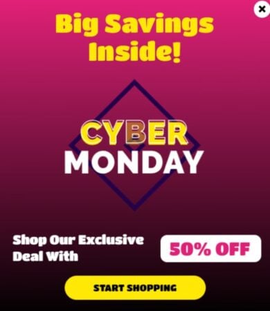 Cyber Monday OFF