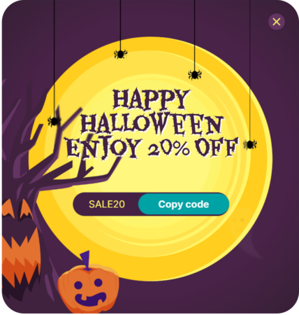 Halloween Midnight Sale