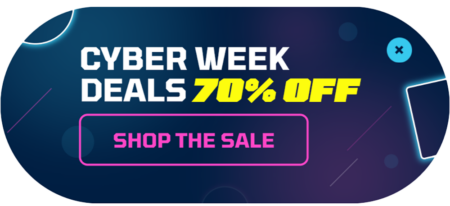 Neon Cyber Week Slide-in