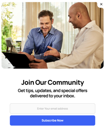 Simple Signup Form with Image